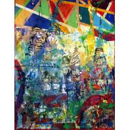 Painting “Copenhagen Expression 2” (2017) | Krzysztof Ludwin – acrylic on canvas, 130×100 cm