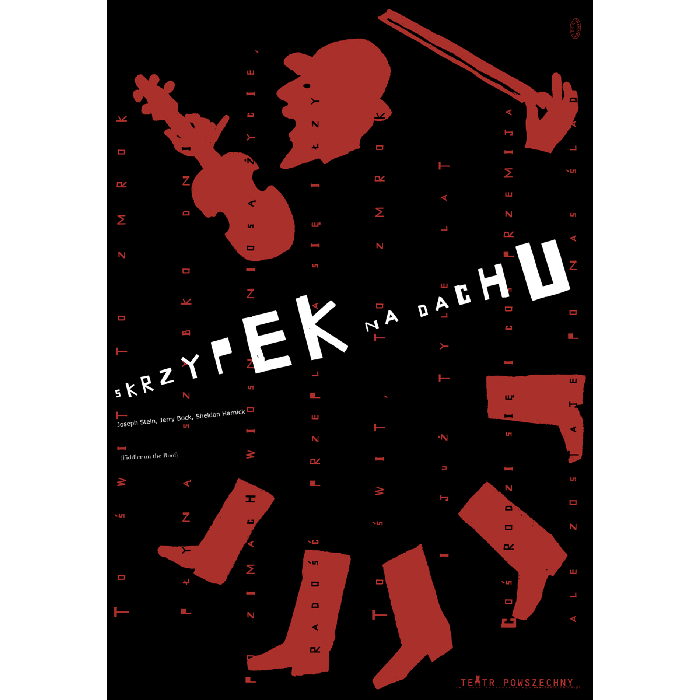 Plakat „Anatevka / Fiddler on the Roof“ (2019) | Lech Majewski – Offsetdruck, 68×98 cm (70×100 gerahmt)