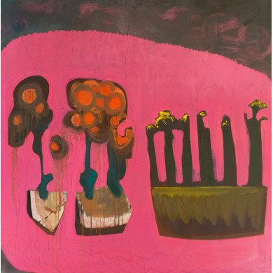 Obraz „Wylągi” (2014) | Anna Kordowicz-Markuszewska – olej na płótnie, abstrakcyjna martwa natura Obraz „Wylągi” (2014) | Anna Kordowicz-Markuszewska – olej na płótnie, abstrakcyjna martwa natura
