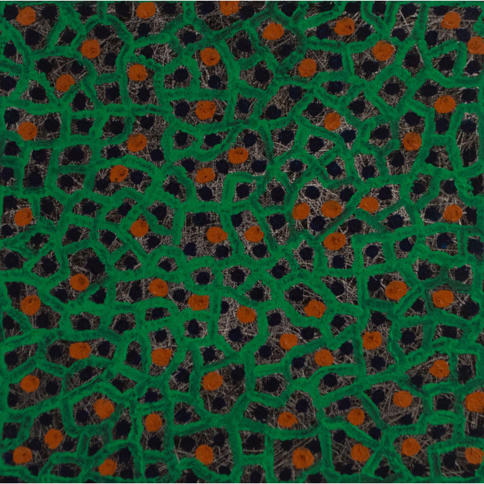 Gemälde „Żółwiowy“ (2022) | Anna Kordowicz-Markuszewska – Öl auf Leinwand, expressive Abstraktion Gemälde „Żółwiowy“ (2022) | Anna Kordowicz-Markuszewska – Öl auf Leinwand, expressive Abstraktion