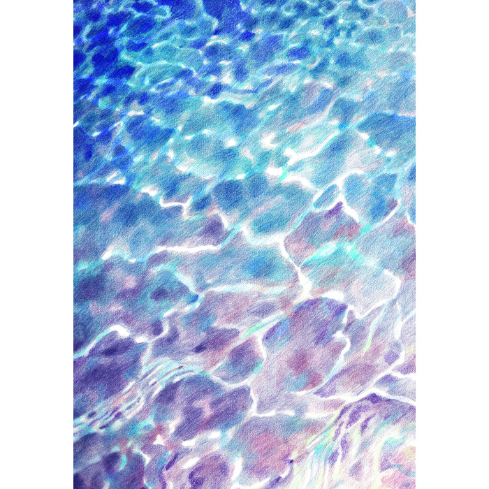 Grafik „Wasser 3“ (2022) | Karolina Sosnowska – 12-Pigment-Druck, 70×100 cm, Auflage 2