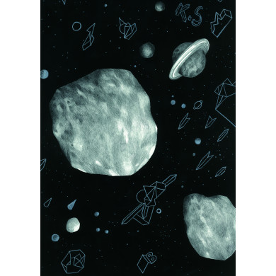 Print “Cosmos VIII” (2021) | Karolina Sosnowska – mixed media, 29×42 cm, unique Print “Cosmos VIII” (2021) | Karolina Sosnowska – mixed media, 29×42 cm, unique