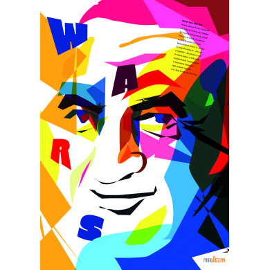 Plakat „Wars” (2020) | Karolina Sosnowska – digitale Illustration, 70×100 cm