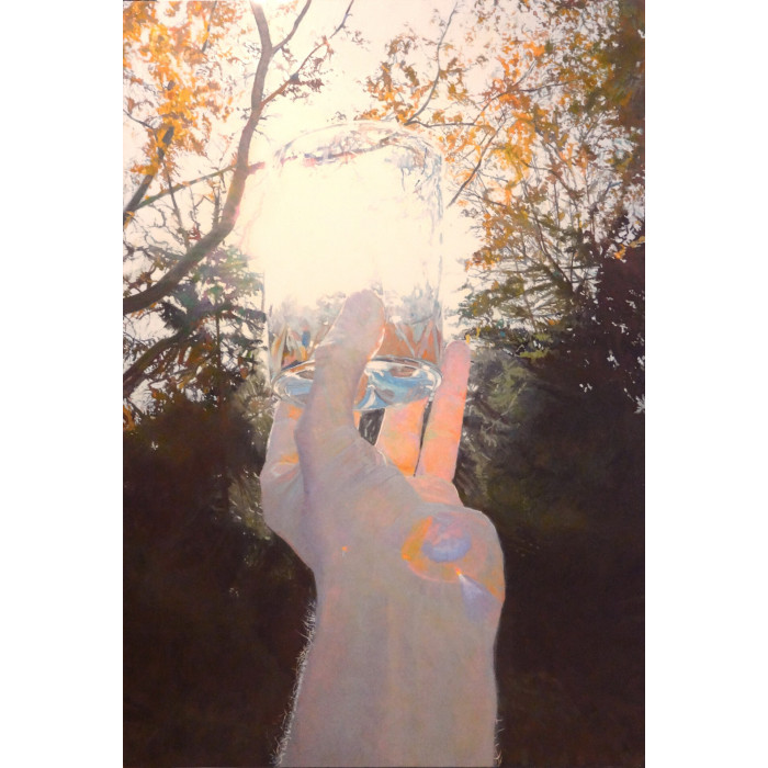 « Untitled 5 » (2012) | Franciszek Ledóchowski – huile sur toile, 150×100 cm