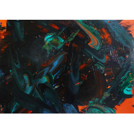 Gemälde „Apeiron 178“ (2019) | Franciszek Ledóchowski – Acryl, 130×169 cm