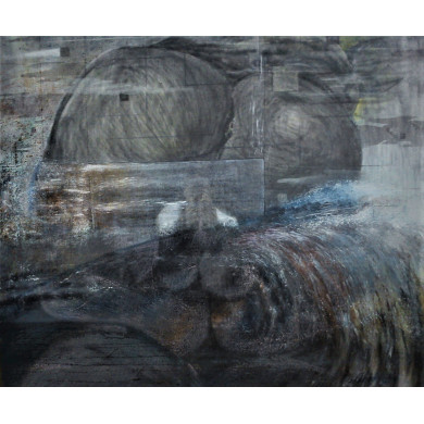 Peinture « Décadence » (2005) | Bartłomiej Martens – abstraction symbolique et expressive Peinture « Décadence » (2005) | Bartłomiej Martens – abstraction symbolique et expressive