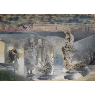 Peinture « Métaphysique » (2017) | Bartłomiej Martens – abstraction philosophique Peinture « Métaphysique » (2017) | Bartłomiej Martens – abstraction philosophique