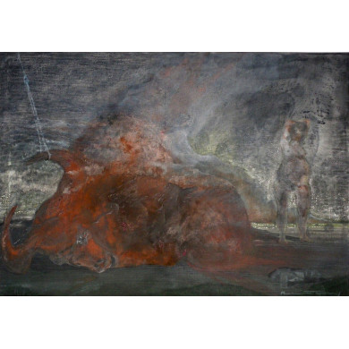 Peinture « Violence intérieure » (2018) | Bartłomiej Martens – abstraction émotionnelle Peinture « Violence intérieure » (2018) | Bartłomiej Martens – abstraction émotionnelle