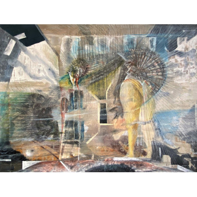 Peinture « Égocentrisme » (2014) | Bartłomiej Martens – abstraction expressive Peinture « Égocentrisme » (2014) | Bartłomiej Martens – abstraction expressive