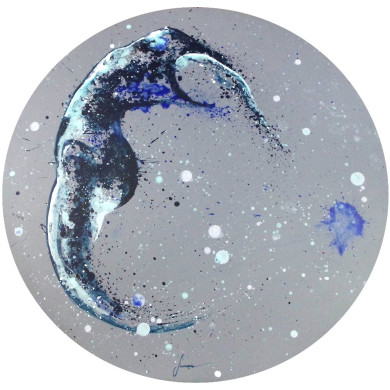 Obraz „Live is only a splash I”, 2018 | Magda Maciaszek – cykl Splash Woman Obraz „Live is only a splash I”, 2018 | Magda Maciaszek – cykl Splash Woman
