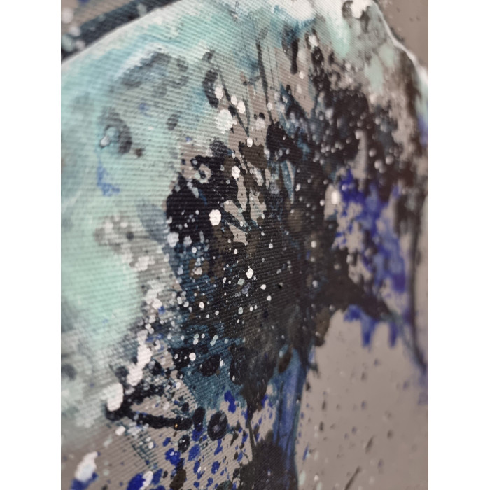 Obraz „Live is only a splash I”, 2018 | Magda Maciaszek – cykl Splash Woman Obraz „Live is only a splash I”, 2018 | Magda Maciaszek – cykl Splash Woman