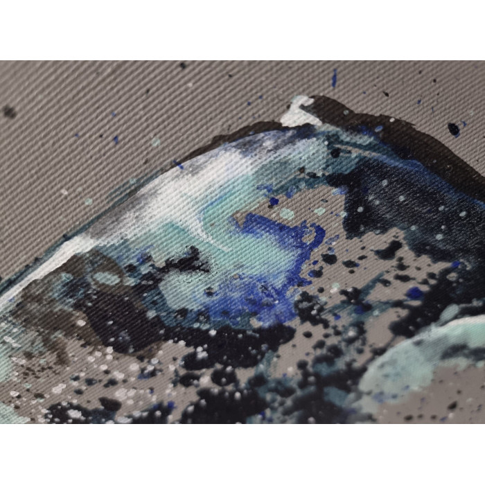 Obraz „Live is only a splash I”, 2018 | Magda Maciaszek – cykl Splash Woman Obraz „Live is only a splash I”, 2018 | Magda Maciaszek – cykl Splash Woman