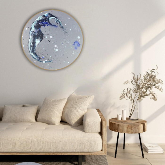 Peinture « Live is only a splash I », 2018 | Magda Maciaszek – série Splash Woman Peinture « Live is only a splash I », 2018 | Magda Maciaszek – série Splash Woman