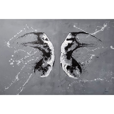 Peinture « Personality Dychotomy », 2021 | Magda Maciaszek – série Splash Woman Peinture « Personality Dychotomy », 2021 | Magda Maciaszek – série Splash Woman