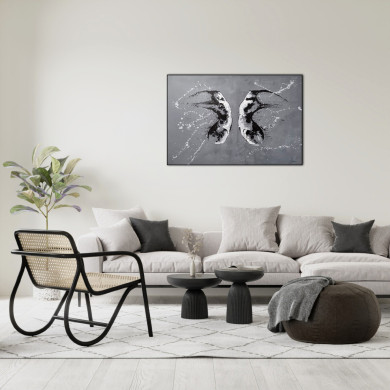 Peinture « Personality Dychotomy », 2021 | Magda Maciaszek – série Splash Woman Peinture « Personality Dychotomy », 2021 | Magda Maciaszek – série Splash Woman