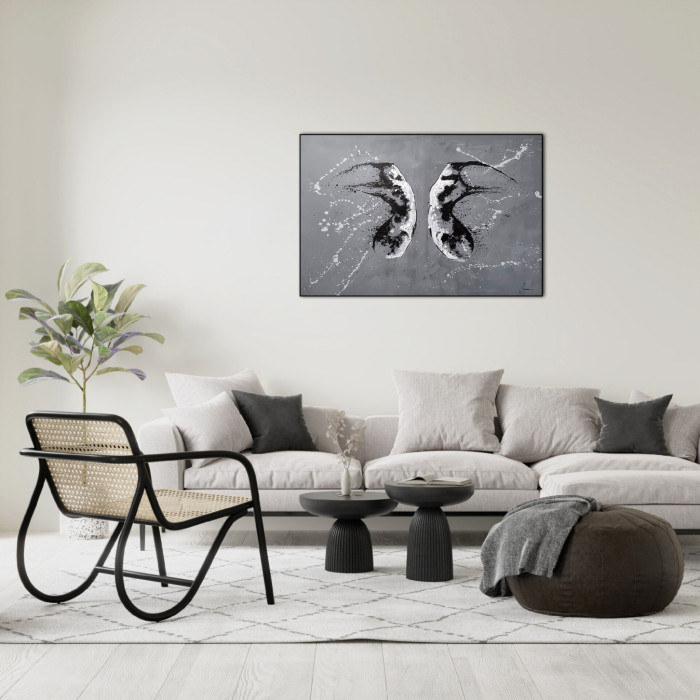 Peinture « Personality Dychotomy », 2021 | Magda Maciaszek – série Splash Woman Peinture « Personality Dychotomy », 2021 | Magda Maciaszek – série Splash Woman