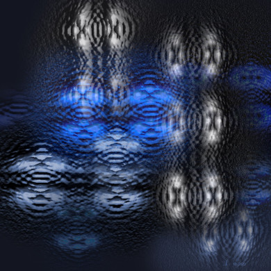 Grafika „Loops and Strings 3”, 2022 – foto-grafika interferencyjna, wydruk fine-art Grafika „Loops and Strings 3”, 2022 – foto-grafika interferencyjna, wydruk fine-art
