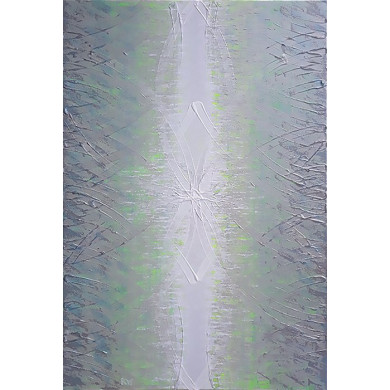 Gemälde „Lux 7707“ (2023) | Rafał Wieczorek – abstrakte Acrylmalerei auf Leinwand