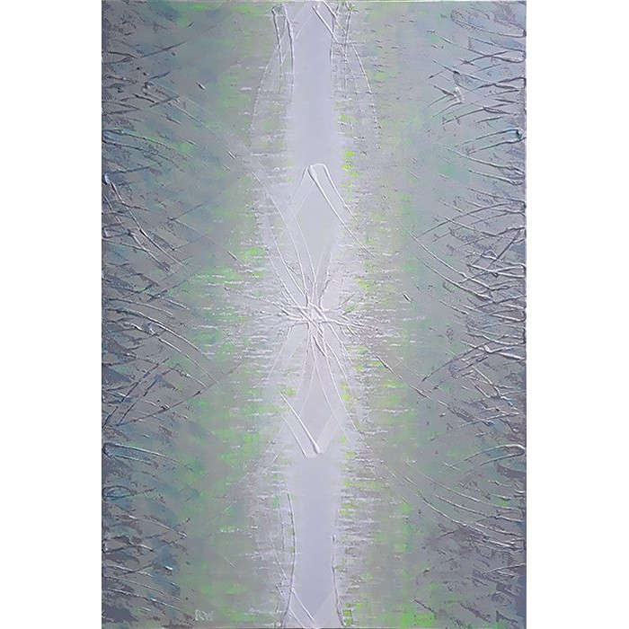 Painting “Lux 7707” (2023) | Rafał Wieczorek – abstract acrylic on canvas