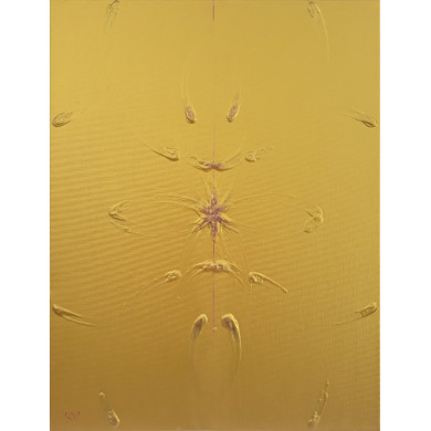 Painting “Lux 8813” (2018) | Rafał Wieczorek – acrylic on canvas, 46×60 cm