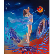 „Erwachen“ (2022) | Piotr Horodyński – Öl auf Leinwand, 100×120 cm