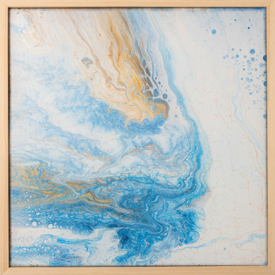 Gemälde „Thirst“ (2022) | Ela Kubat – organische Abstraktion in Pouring-Art-Technik Gemälde „Thirst“ (2022) | Ela Kubat – organische Abstraktion in Pouring-Art-Technik