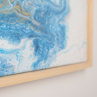 Obraz „Thirst” (2022) | Ela Kubat – organiczna abstrakcja w technice pouring art Obraz „Thirst” (2022) | Ela Kubat – organiczna abstrakcja w technice pouring art