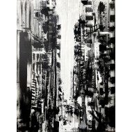 Gemälde „1rst Avenue“ (2019) | Paulina Taranek – Acryl auf Leinwand, 80×60 cm