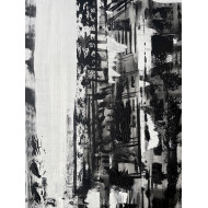 Obraz „1rst Avenue” (2019) | Paulina Taranek – akryl na płótnie, 80×60 cm
