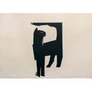 Tableau « Tu entres ou tu sors ? » (2021) | Grażka Lange & Monika Hanulak – art en papier découpé contemporain Tableau « Tu entres ou tu sors ? » (2021) | Grażka Lange & Monika Hanulak – art en papier découpé contemporain