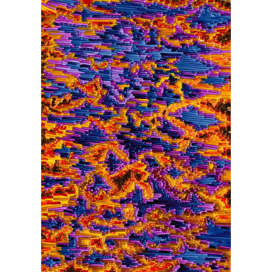 Gemälde „Ompz“ (2022) | Filip Moszant – organische Abstraktion, Mixed Media Gemälde „Ompz“ (2022) | Filip Moszant – organische Abstraktion, Mixed Media