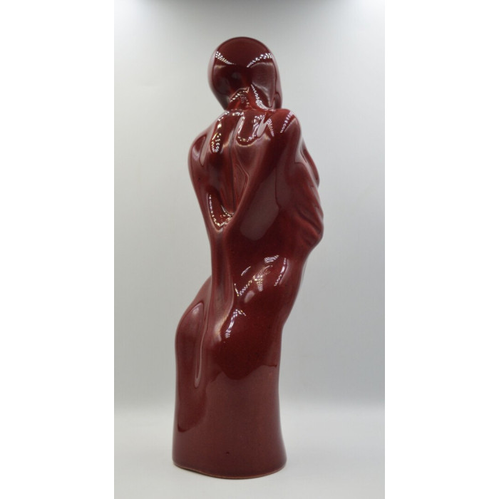 Rzeźba „Lady Twin” (2023) | Roland Kościółek – ceramika szkliwiona, 10×10×30 cm