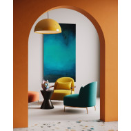 “Flowing River” (2023) | Marta Chudzik – acrylic on canvas, 180×100 cm