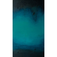 Obraz „Flowing river” (2023) | Marta Chudzik – akryl na płótnie, 180×100 cm