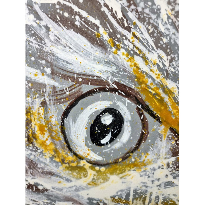 Gemälde „Adler I“, 2021 – Acryl, Reihe Dichotomie der Persönlichkeit Gemälde „Adler I“, 2021 – Acryl, Reihe Dichotomie der Persönlichkeit