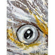 Peinture « Aigle I », 2021 – acrylique, série Dichotomie de la personnalité Peinture « Aigle I », 2021 – acrylique, série Dichotomie de la personnalité