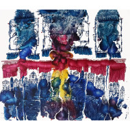 Peinture Foules III (2023) | Andrzej Ciołek – huile sur toile Peinture Foules III (2023) | Andrzej Ciołek – huile sur toile