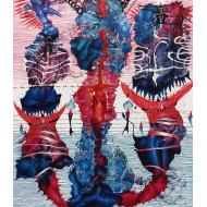 Peinture « Tłumy V », 2023 | Andrzej Ciołek – huile sur toile Peinture « Tłumy V », 2023 | Andrzej Ciołek – huile sur toile