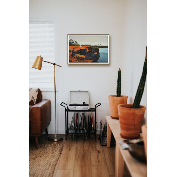 Painting “Cliffs” (2022) | Anna Selerowicz – oil on canvas, symbolic landscape Painting “Cliffs” (2022) | Anna Selerowicz – oil on canvas, symbolic landscape