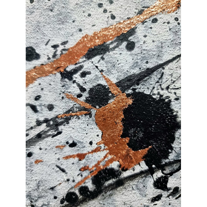 Obraz „Ćma”, 2023 – akryl na płótnie, 120×120 cm (cykl: Dychotomia osobowości) Obraz „Ćma”, 2023 – akryl na płótnie, 120×120 cm (cykl: Dychotomia osobowości)