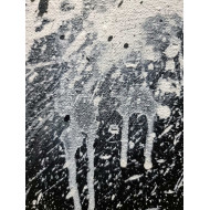 Obraz „Ćma”, 2023 – akryl na płótnie, 120×120 cm (cykl: Dychotomia osobowości) Obraz „Ćma”, 2023 – akryl na płótnie, 120×120 cm (cykl: Dychotomia osobowości)