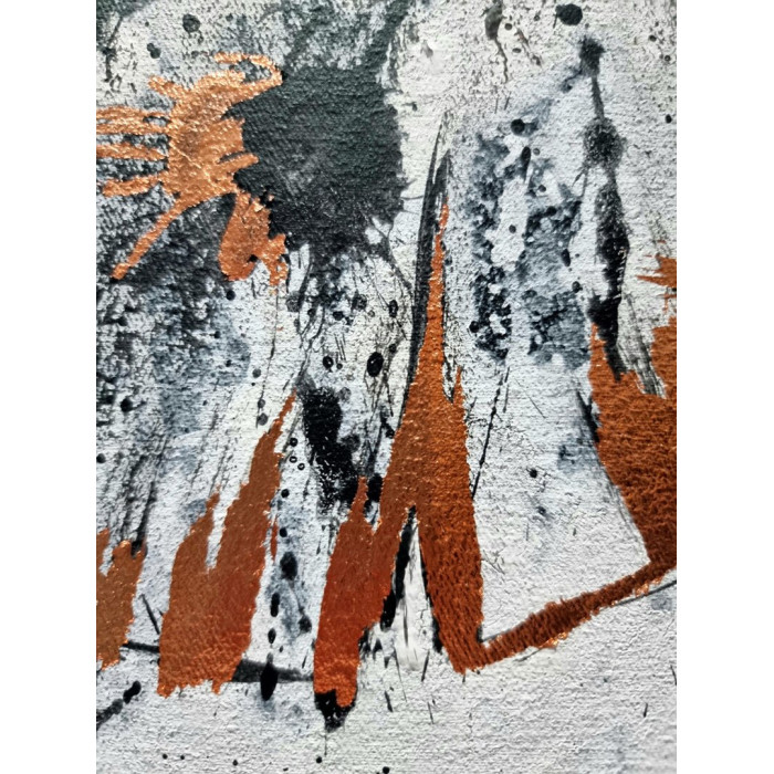Obraz „Ćma”, 2023 – akryl na płótnie, 120×120 cm (cykl: Dychotomia osobowości) Obraz „Ćma”, 2023 – akryl na płótnie, 120×120 cm (cykl: Dychotomia osobowości)
