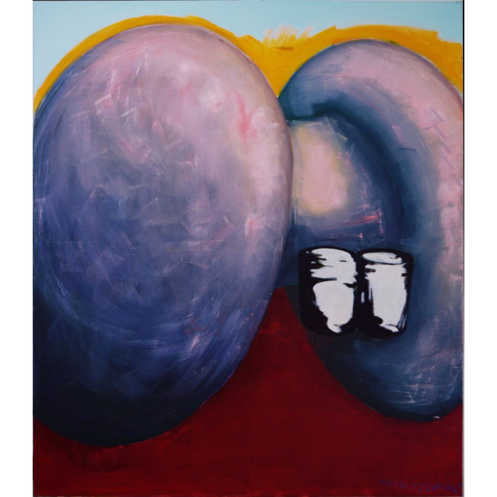 Painting “Female Dominance” (2022) | Leszek Markuszewski – oil on canvas, 121×140×3 cm