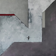Gemälde „Der Reisende“ (2020) | Dorota Kiermasz – reale Abstraktion über Einsamkeit und Selbstfindung Gemälde „Der Reisende“ (2020) | Dorota Kiermasz – reale Abstraktion über Einsamkeit und Selbstfindung