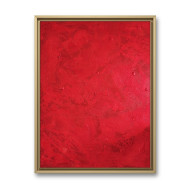 Obraz „No name Red” (2023) | Mira Pürschel – akryl/mixed media, 120×100 cm