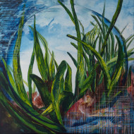 Obraz „Posidonia Plant” (2024) | Emilia Maryniak – ekologia, natura i harmonia w akrylu Obraz „Posidonia Plant” (2024) | Emilia Maryniak – ekologia, natura i harmonia w akrylu