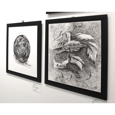 Dessin « Travail sur papier » (2018) | Emilia Maryniak – encre, écologie et geste créatif Dessin « Travail sur papier » (2018) | Emilia Maryniak – encre, écologie et geste créatif