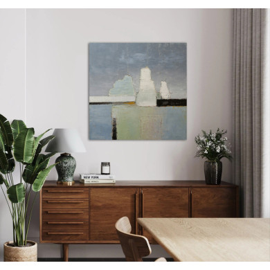 Gemälde „Miracle“ (2024) | Roman Goss – Öl auf Leinwand, 70×70 cm