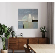 Gemälde „Miracle“ (2024) | Roman Goss – Öl auf Leinwand, 70×70 cm