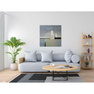 Tableau « Miracle » (2024) | Roman Goss – huile sur toile, 70×70 cm